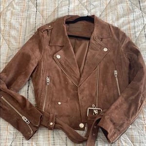 Blank NYC suede moto jacket